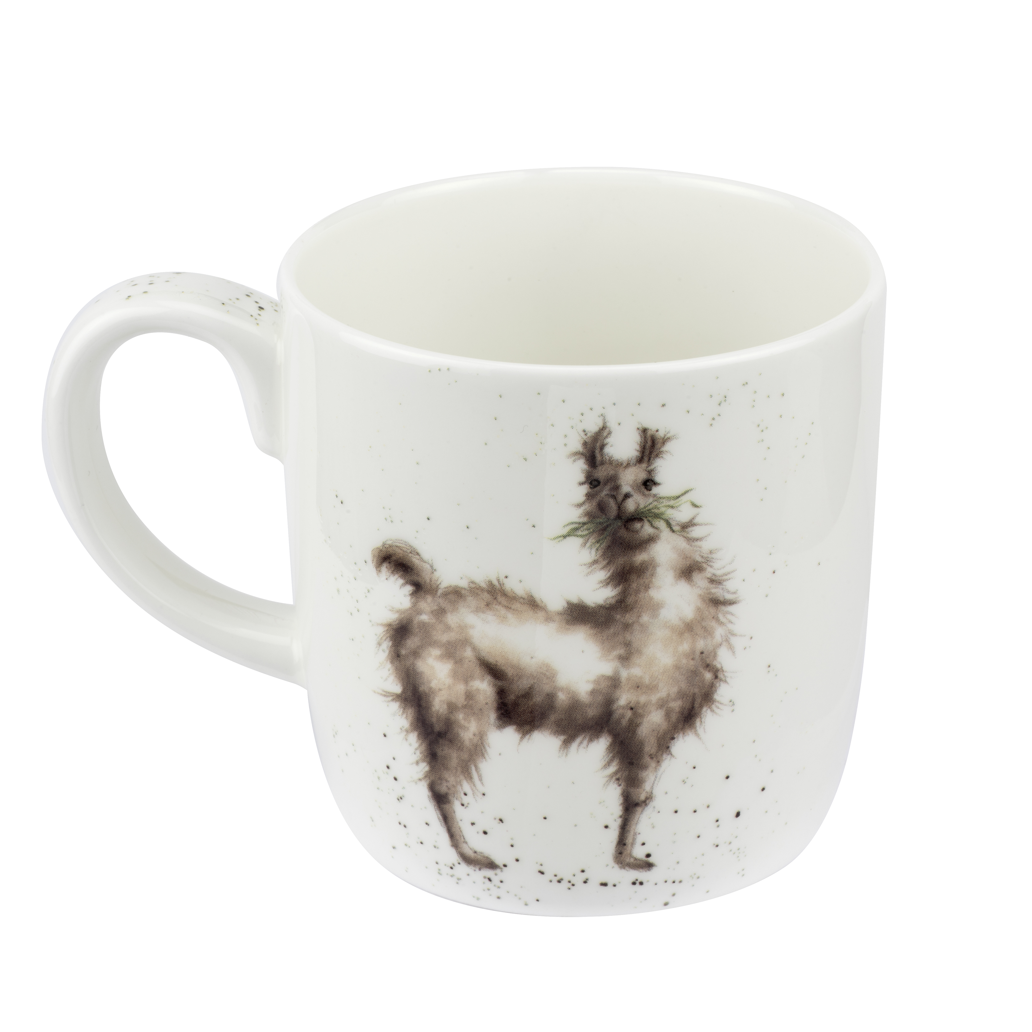 Wrendale Designs Because I'm Worth It 14 fl.oz. Mug, Llama image number null